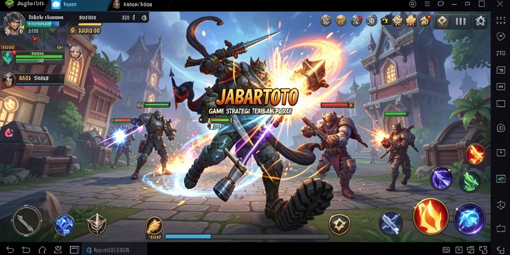Tampilan gameplay JABARTOTO yang menampilkan aksi strategi yang mendebarkan.