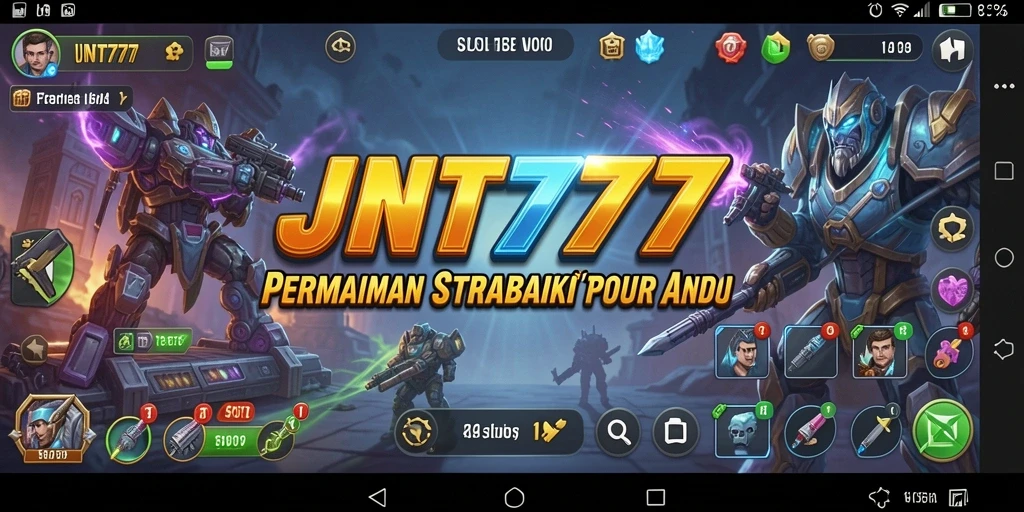 Screenshot gameplay JNT777 menunjukkan strategi dan taktik mendebarkan.
