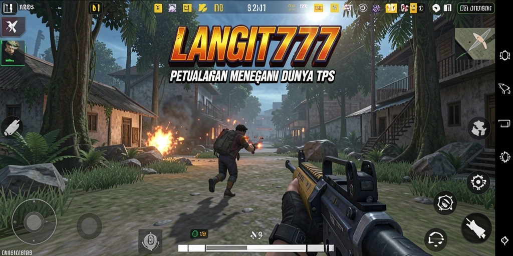 Tampilan gameplay mendebarkan dalam LANGIT777.