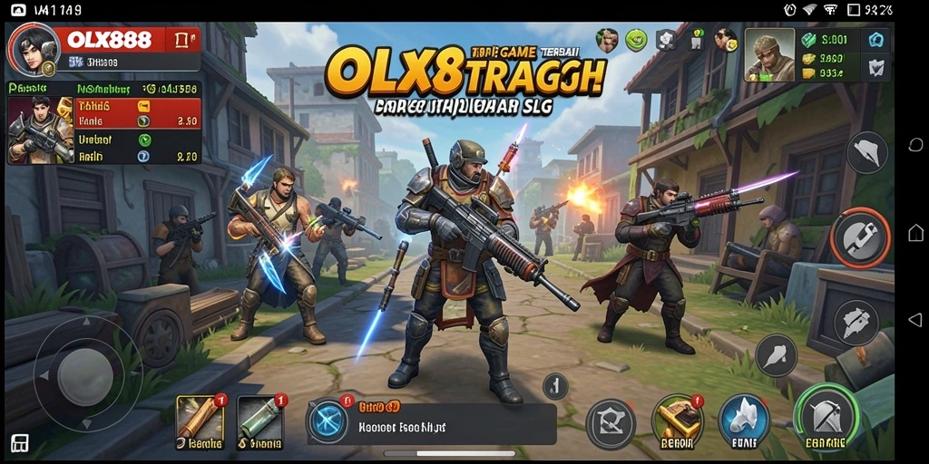 Tampilan menarik dari gameplay SLG di OLX888.