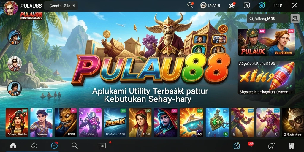 Tampilan antarmuka PULAU88 yang intuitif dan mudah digunakan.